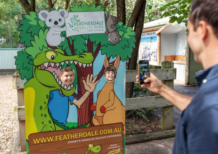 Family enjoying a visit, Featherdale Wildlife Park, Doonside