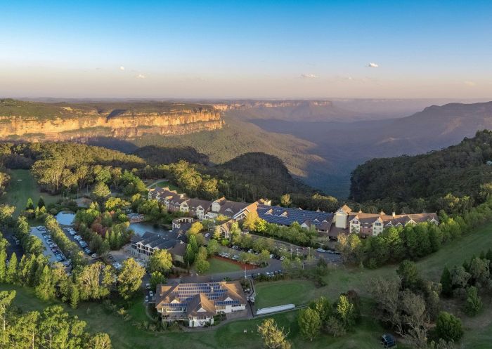 Fairmont Resort Blue Mountains, Leura - Credit: Fairmont Blue Mountains Aerial view of the grounds, Fairmont Resort Blue Mountains, Leura - Credit: Fairmont Blue Mountains