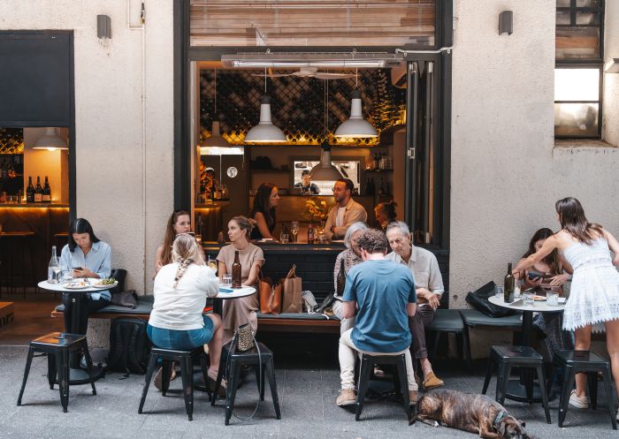 Dear Saint Eloise, Potts Point - Credit: James Thompson Outdoor seating, Dear Saint Eloise, Potts Point - Credit: James Thompson