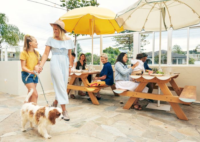 Harbord Hotel, Petersham - Credit: Harbord Hotel Outdoor tables with guests and dog, Harbord Hotel, Petersham - Credit: Harbord Hotel