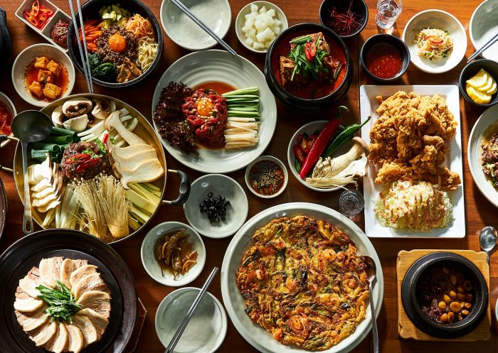Hansang,禧市(Haymarket)- 圖片來源:Hansang 禧市(Haymarket) 餐桌上的食物,Hansang, 禧市(Haymarket) - 圖片來源:Hansang 禧市(Haymarket)