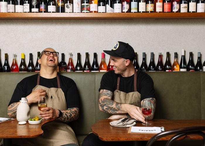 Bar Copains, Surry Hills - Credit: Bar Copains Owners Morgan McGlone and Nathan Sasi, Bar Copains, Surry Hills - Credit: Bar Copains