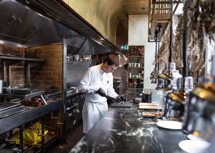 Chef preparing a dish, Saint Peter, Paddington