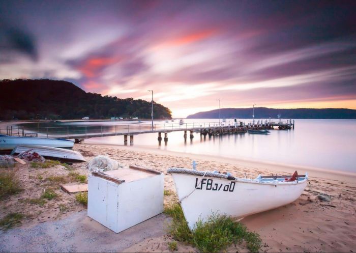 Sunrise with boats, Patonga Camping Area, Patonga - Credit: Patonga Camping Area