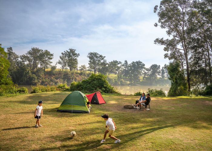 Photo of people camping, Cattai Campground, Cattai - Credit: John Spencer | DCCEEW