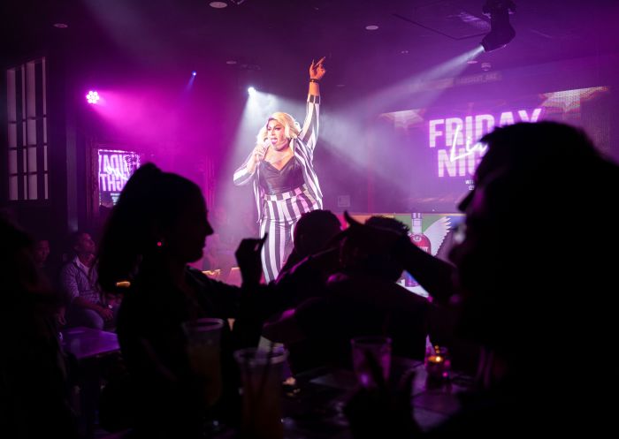 Artist performing for Fireball Fridays, Universal Sydney, Darlinghurst