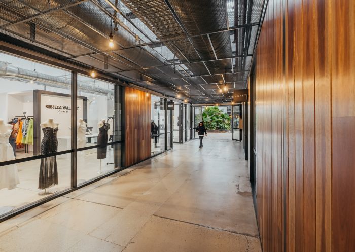 Corridor of shops, Rosebery Engine Yards, Rosebery - Credit: Josh Brnjac