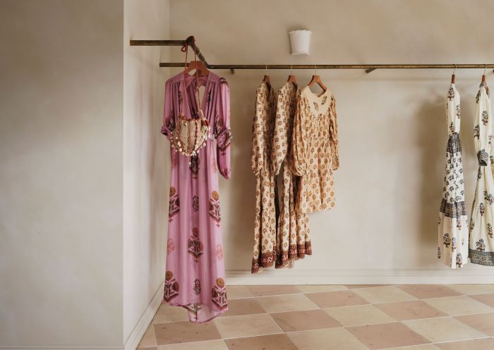 Dressses hanging, Hannah Artwear, Double Bay - Credit: Hannah Artwear