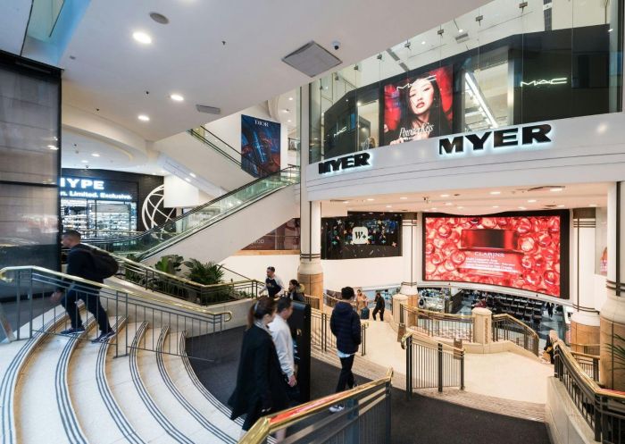 Interior of shopping centre, Westfield Sydney, Sydney - Credit: Westfield Sydney