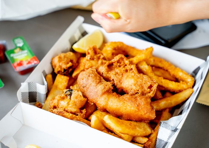 Fish and chips with lemon, FICH, Petersham - Credit: FICH
