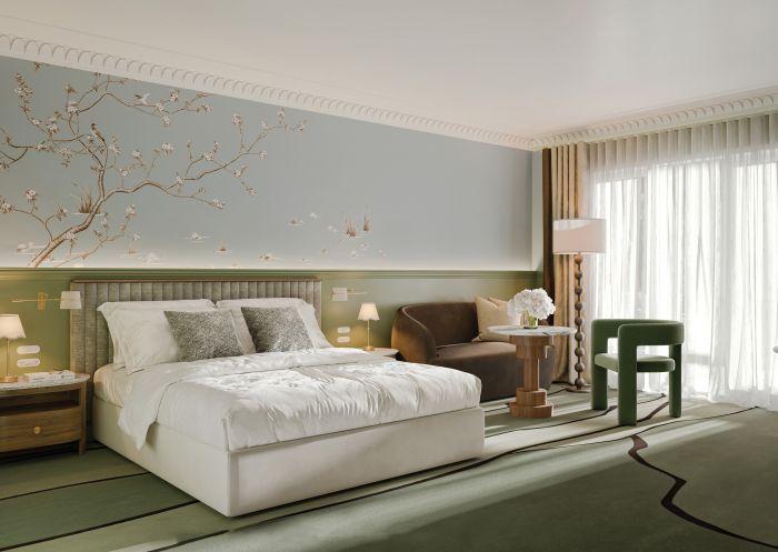 Green guestroom, Ardour Milton Park Bowral, Bowral - Credit: Ardour Milton Park