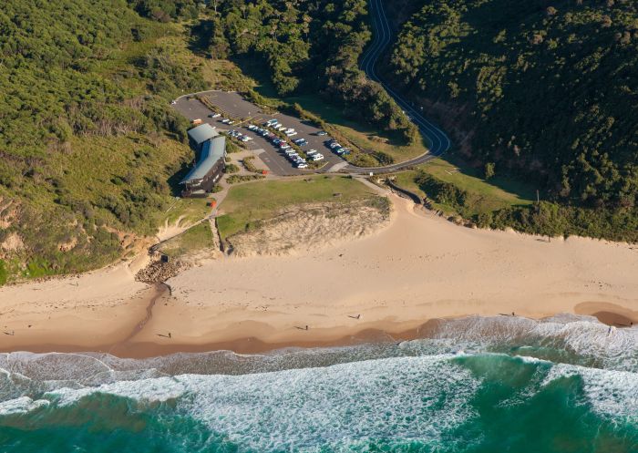 Aerial view, Garie Beach, Royal National Park  - Credit: David Finnegan | DCCEEW