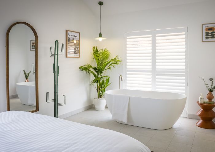 Bathtub villa interior, Trentham Waters Resort Mildura, Mildura - Credit: Trentham Resort Waters Mildura