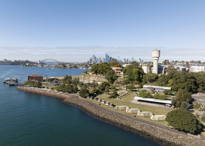 Aerial view, Cockatoo Island, Sydney - Credit: Sky Monkey Drone Photography	