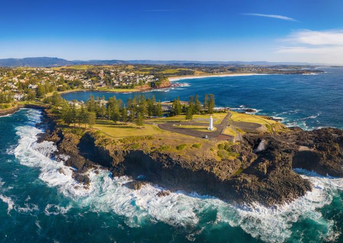 Aerial view, Kiama Blowhole Point, Kiama