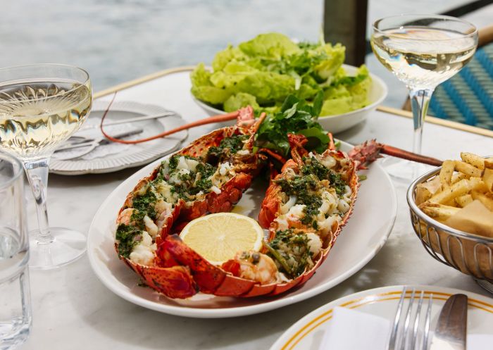 Lobster dish, Whalebridge, Sydney - Credit: Steven Woodburn