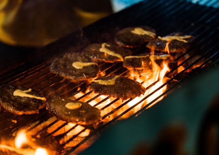 Camel Burgers, Lakemba Night Markets during Ramadam, Lakemba - Credit: Lakemba Night Markets