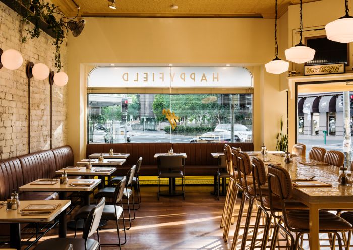 Inside of cafe looking to street, Happyfield, Haberfield - Credit: Happyfield