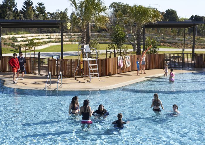 People in the pool, Campbelltown Billabong Parklands, Bradbury - Credit: Campbelltown Billabong Parklands