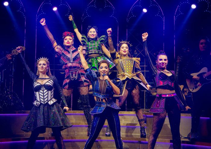 Cast performing, Six the Musical 2024-25 Australasia Tour Cast , Sydney - Credit: James D. Morgan | Getty Images