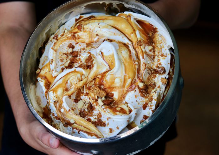 Mandorla Affogato, Cow and the Moon, Enmore - Credit: Cow and the Moon