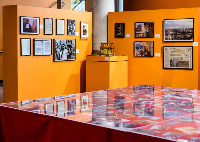 Pictures on wall, Mungejup Arts and Culture Centre, Redfern - Credit: David Li Photography | Mungejup Arts and Culture Centre
