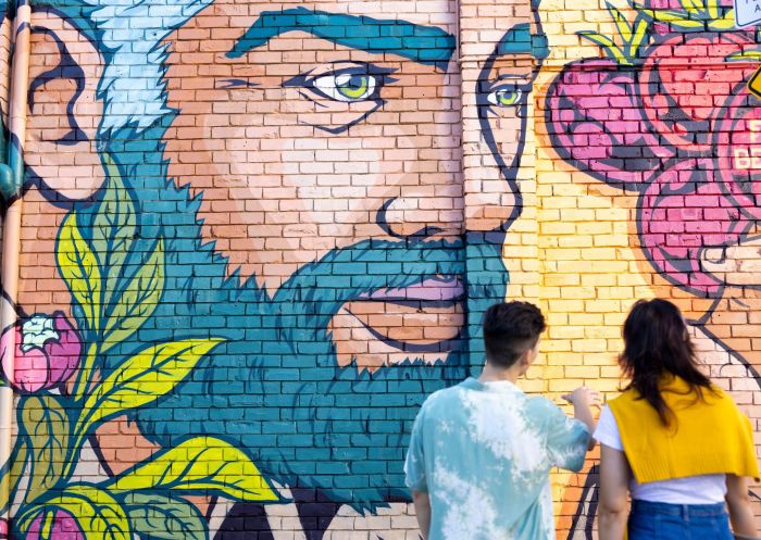 Street art in the laneways, Streetscape, Liverpool