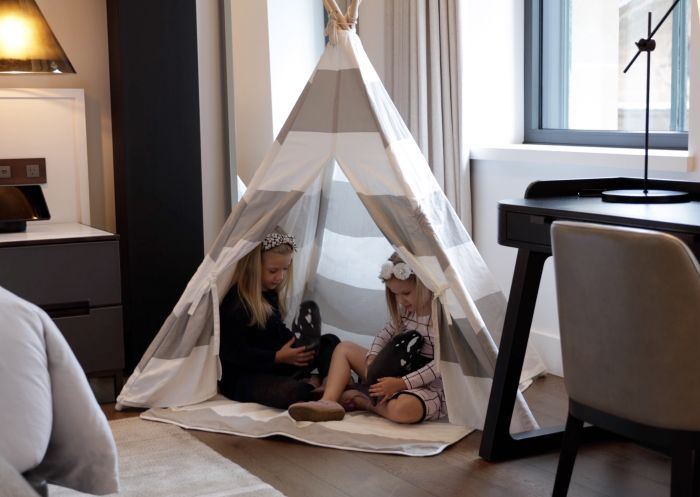 Kids inside tent, Capella Sydney, Sydney -  Credit: Capella Sydney