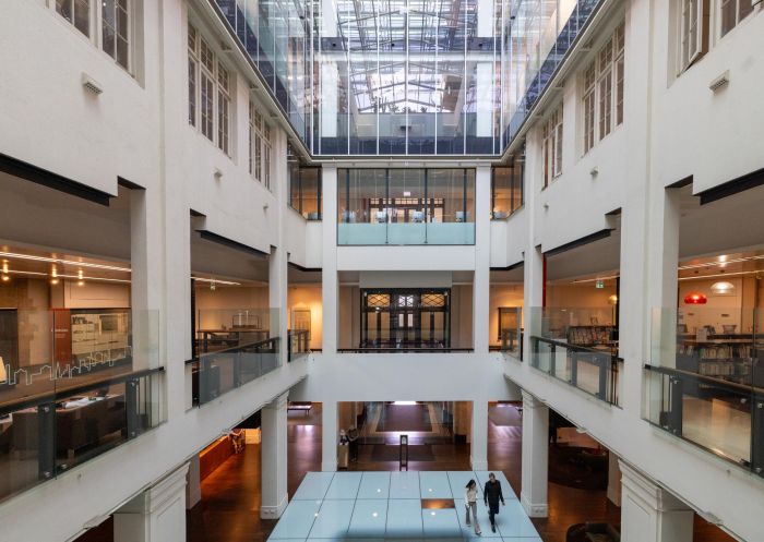 Interior view of building, Customs House, Sydney - Credit: Abril Felman