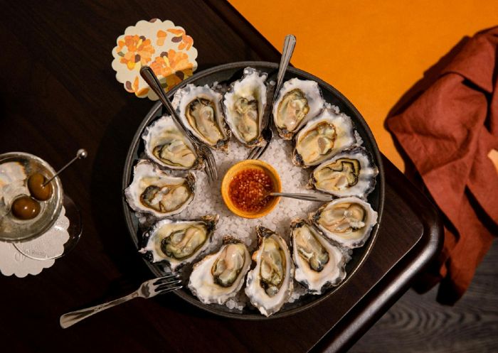 Plate of oysters aerial view, Jane Restaurant, Surry Hills - Credit: Nikki To | Jane Restaurant