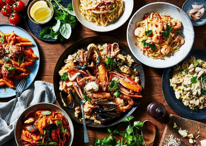 Aerial view of dishes, Enzo's Cucina, Camden - Credit: Enzo's Cucina