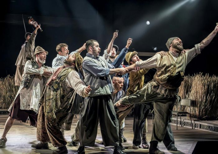 Performers on stage, Fiddler on the Roof, Sydney - Credit: Theatre Royal Sydney