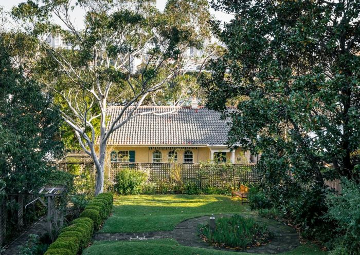 Outside view with garden, May Gibbs' Nutcote House, Neutral Bay - Credit: May Gibbs' Nutcote