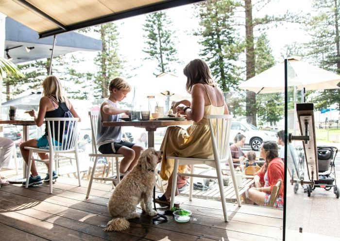  People sitting at outdoor cafe, Girdlers Dee Why, Dee Why - Credit: Girdlers Dee Why