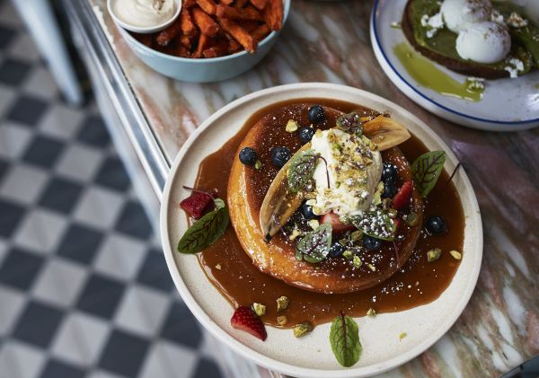 Deep-dish pancake at Purcy Plunkett - Penrith