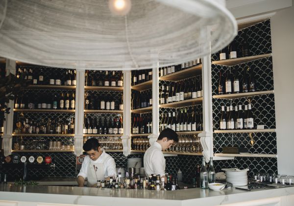 The bar at Allan Grammar