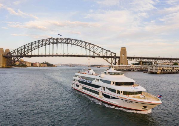 Captain Cook Cruise during the day on Sydney Harbour