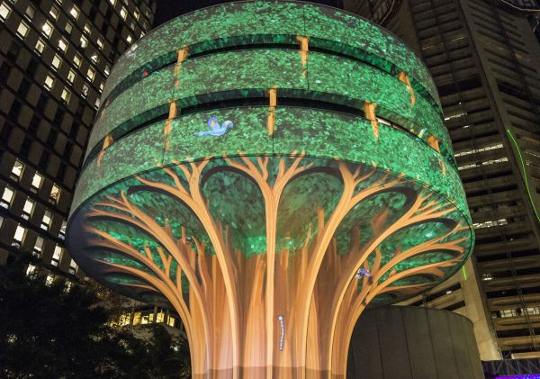Urban Tree Project by Ample Projects in Martin Place, Sydney City