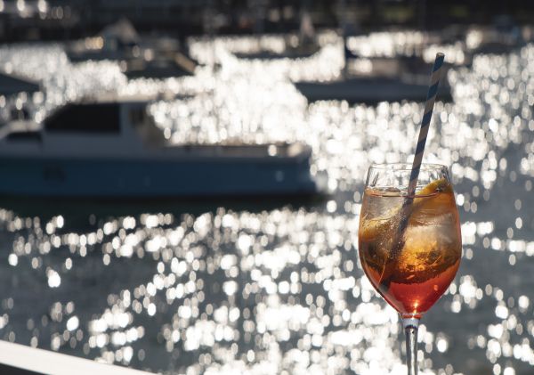Cocktail served at Manly 16ft Skiff Sailing Club, Manly