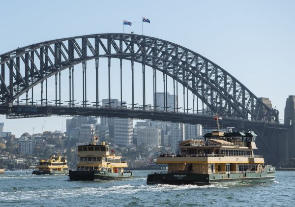 Ferries on Sydney Harbour