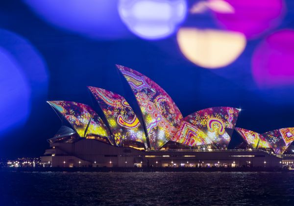 Yarrakalpa, The Hunting Ground light projection