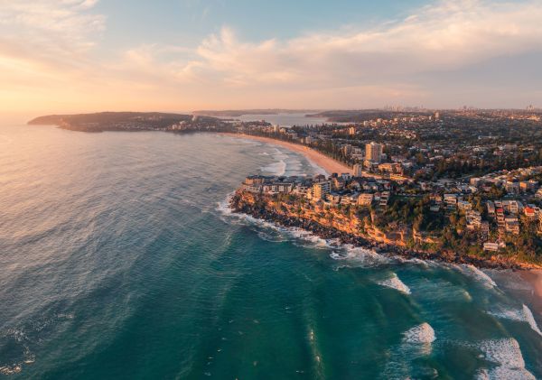 Sunrise over Queenscliff and Manly, Northern beaches