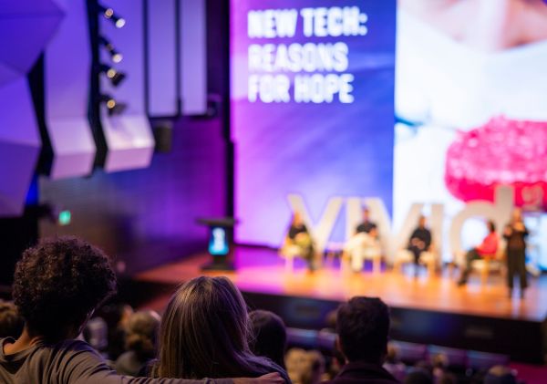 New tech reasons for hope at Vivid Ideas talk, Vivid Sydney 2023