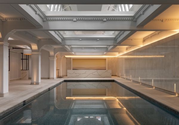 Indoor hotel pool at Capella Sydney, Sydney CBD