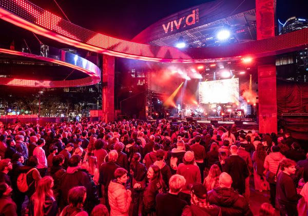 Cornelius at TumbalongNights at Vivid Sydney 2023, Darling Harbour