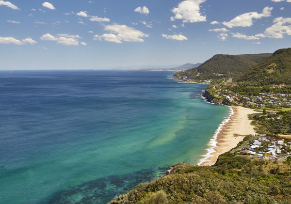 Aerial view of Stanwell Tops Lookout - Royal National Park