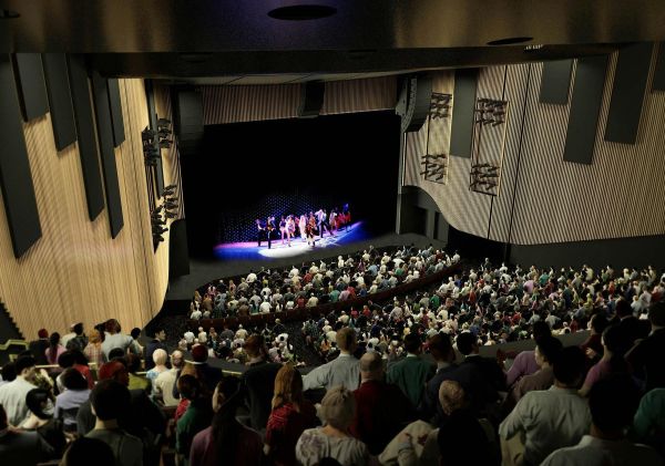 Audience watching performance at Coliseum Theatre West HQ, Rooty Hill