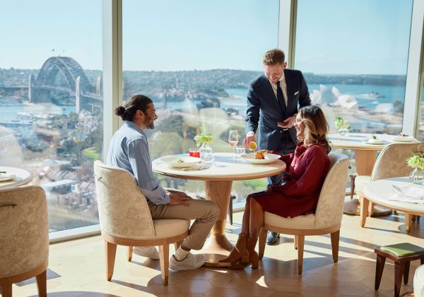Oncore by Clare Smyth at Crown Towers, Barangaroo Couple dining at Oncore by Clare Smyth at Crown Towers, Barangaroo