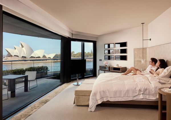 Park Hyatt, The Rocks Couple enjoying the view at the Park Hyatt, The Rocks