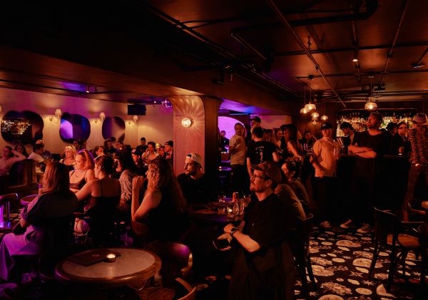 People enjoying a night out at Pleasure Club, Enmore